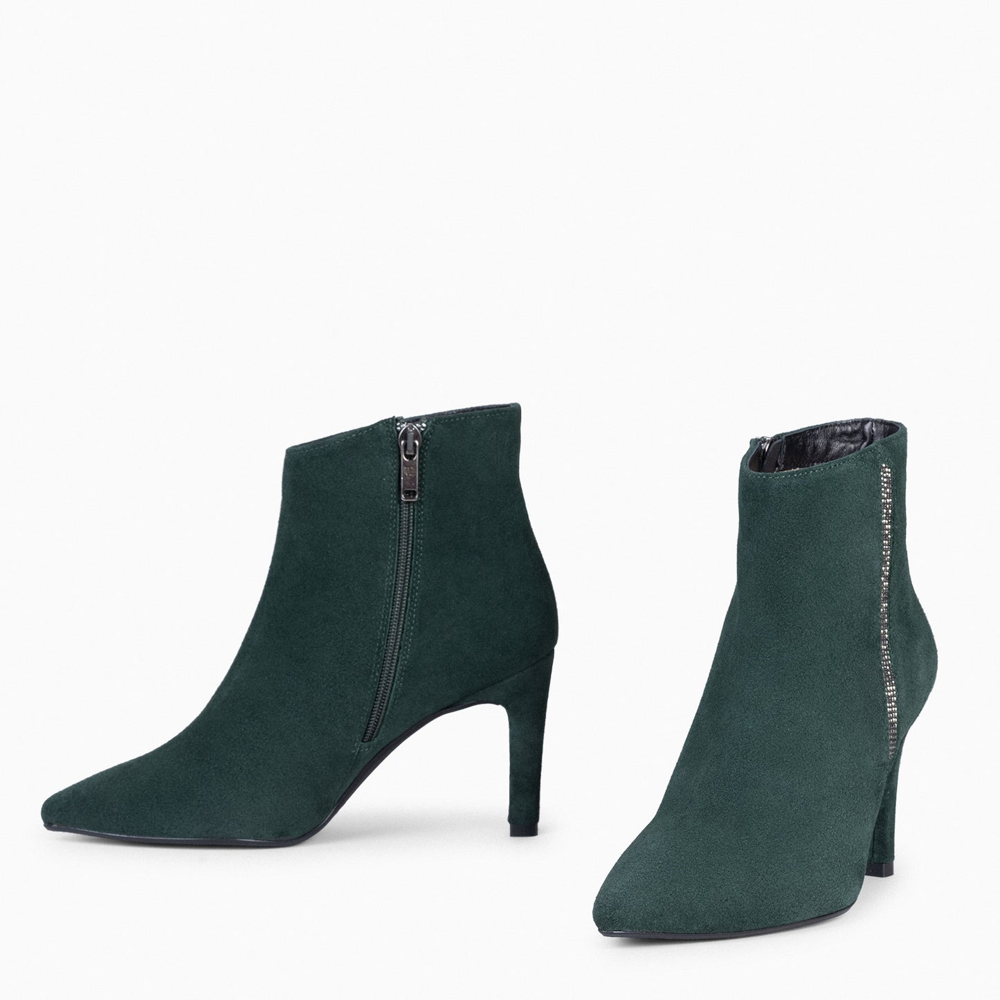 GLAM BOOTY - Bottines à talons fins VERT