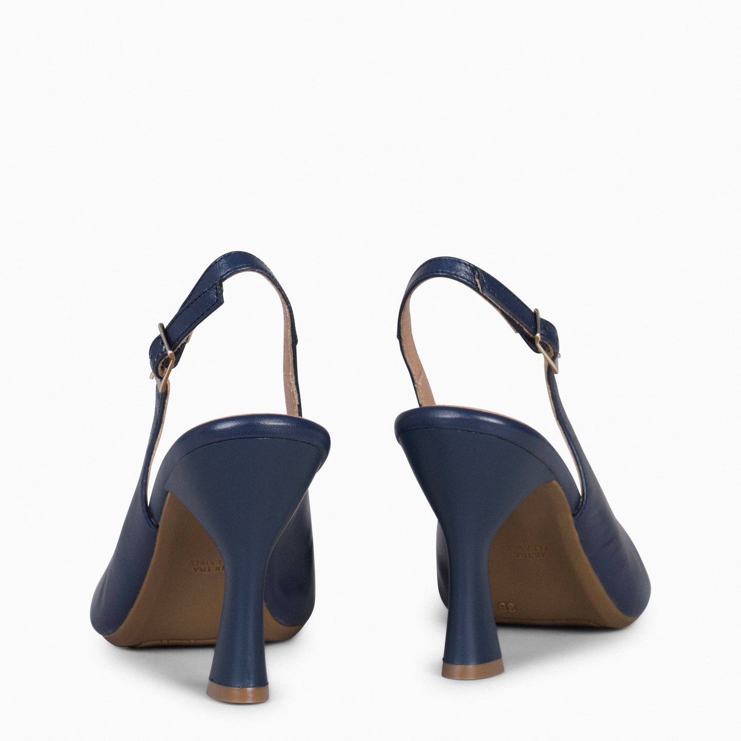 Slingback GLAM – Sapatos de salto slingback NAVY napa