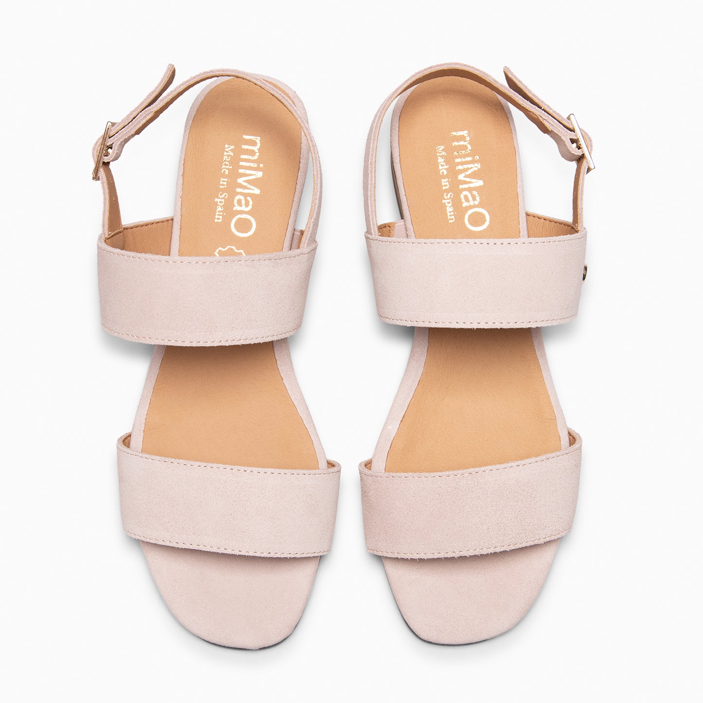 SIA - Sandalias de tacón ancho NUDE