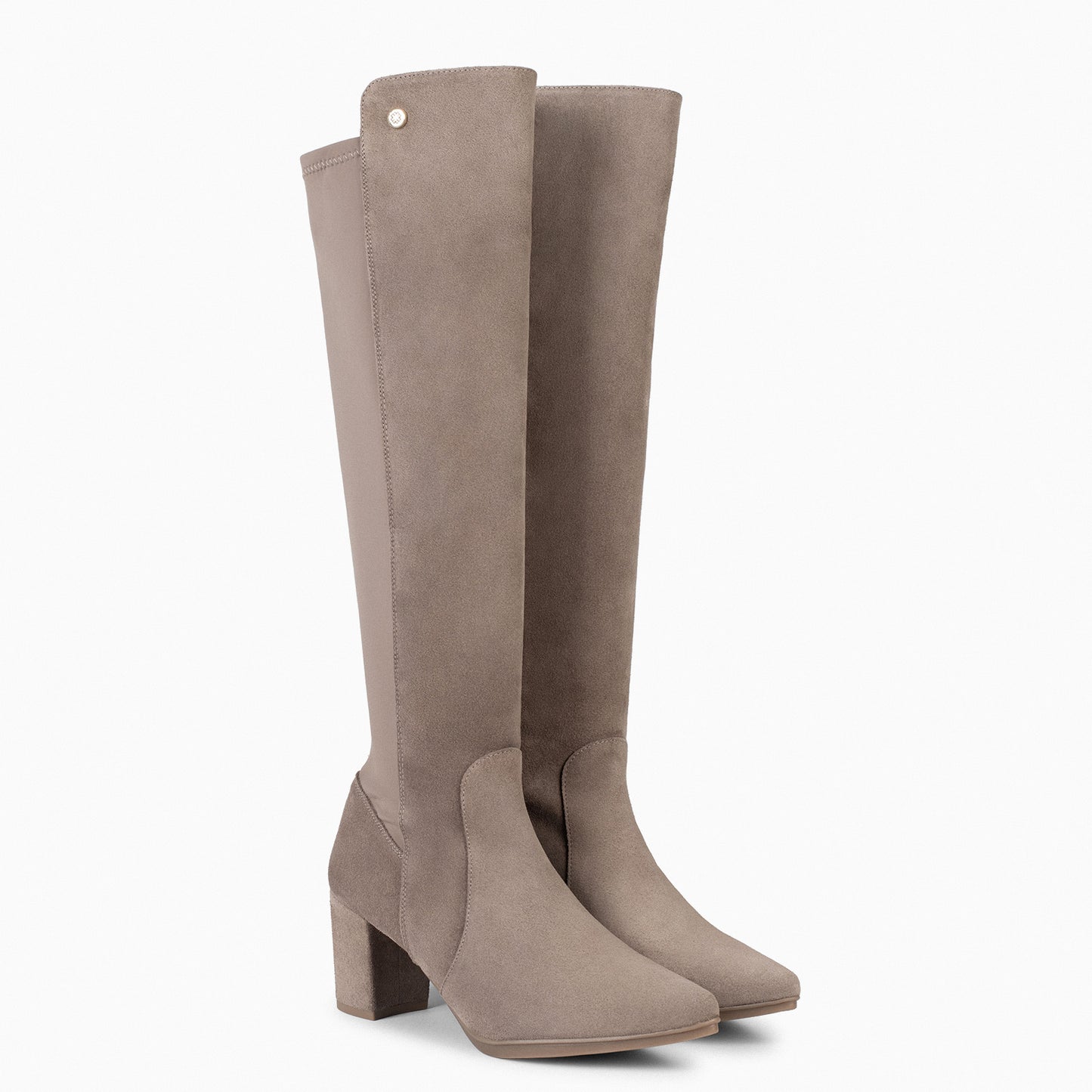 SUNSET - Bottines élastiques taupe