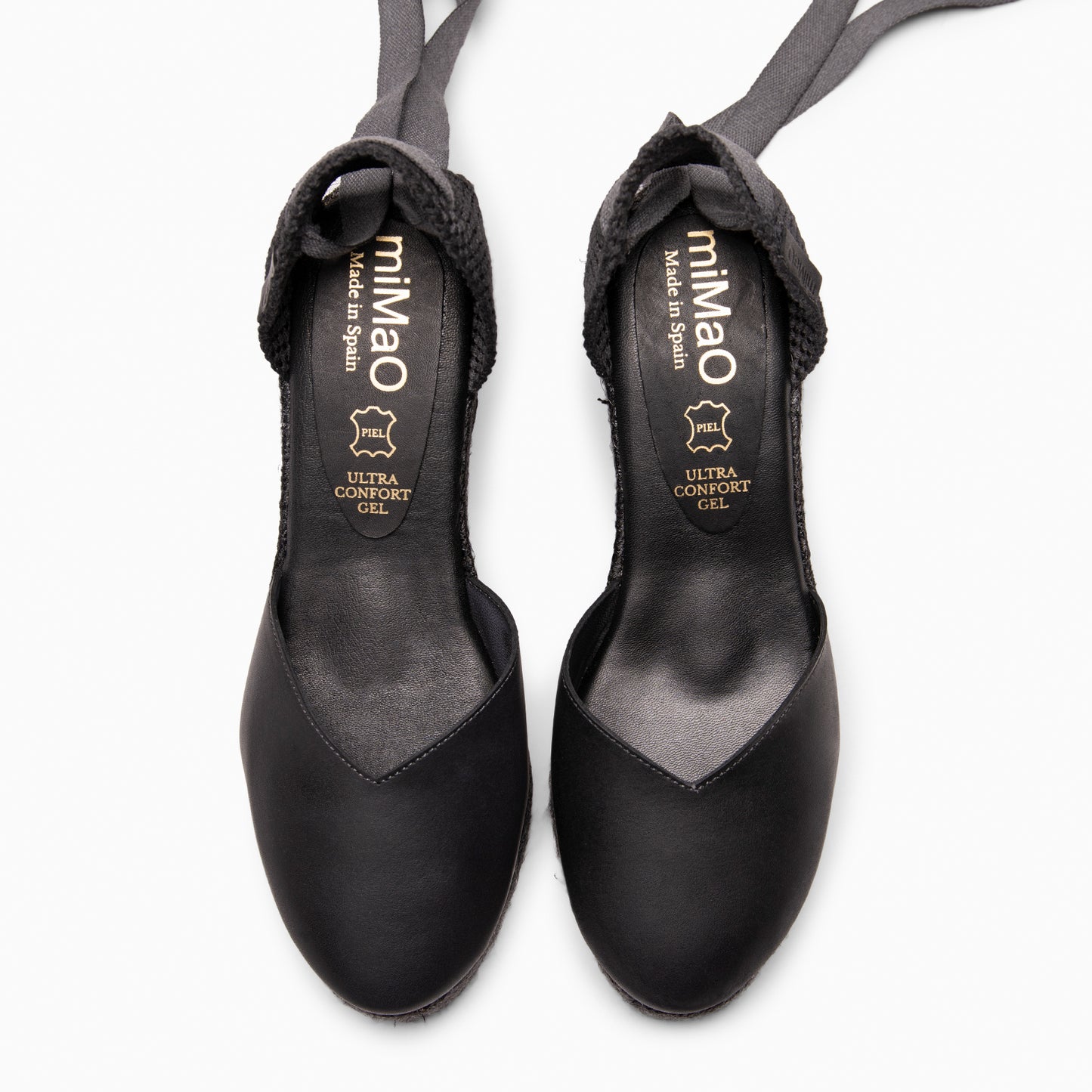 TALAIA - Cuñas de esparto con tintado natural NEGRO