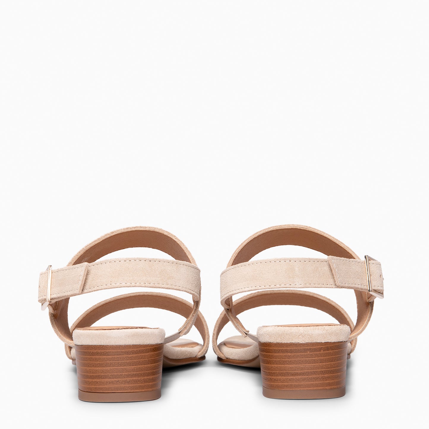 SIA - Sandalias de tacón ancho BEIGE