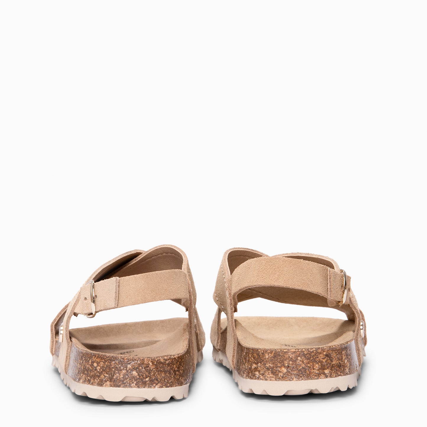 TULUM - Sandalias destalonadas con suela BEIGE