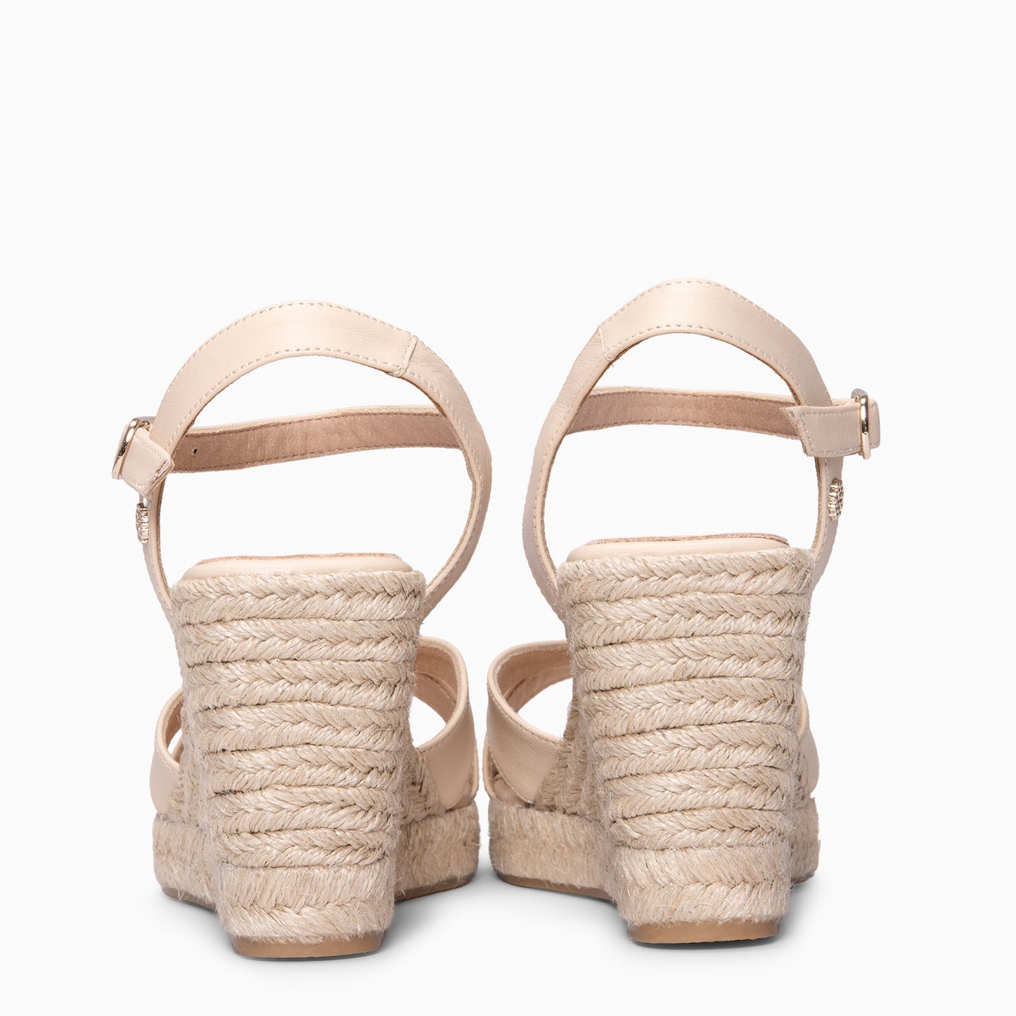 MANILVA - Cuñas altas de esparto BEIGE