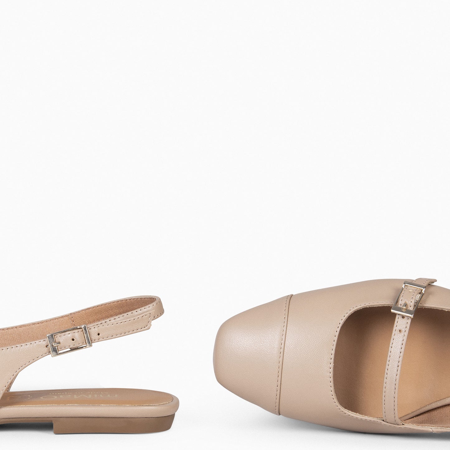 ACALIA – Slingback BEGE Mary Janes