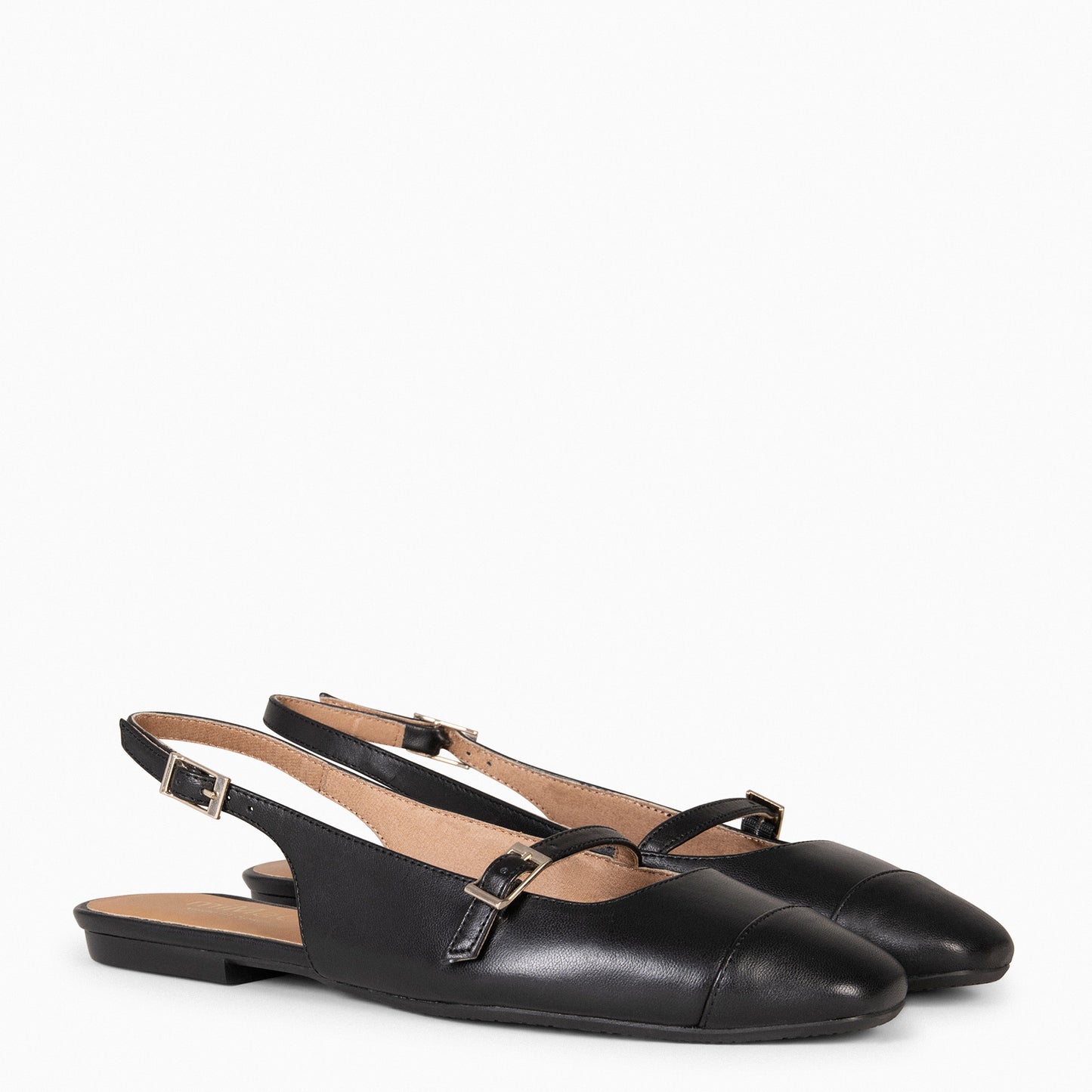 ACALIA – Slingback PRETO Mary Janes