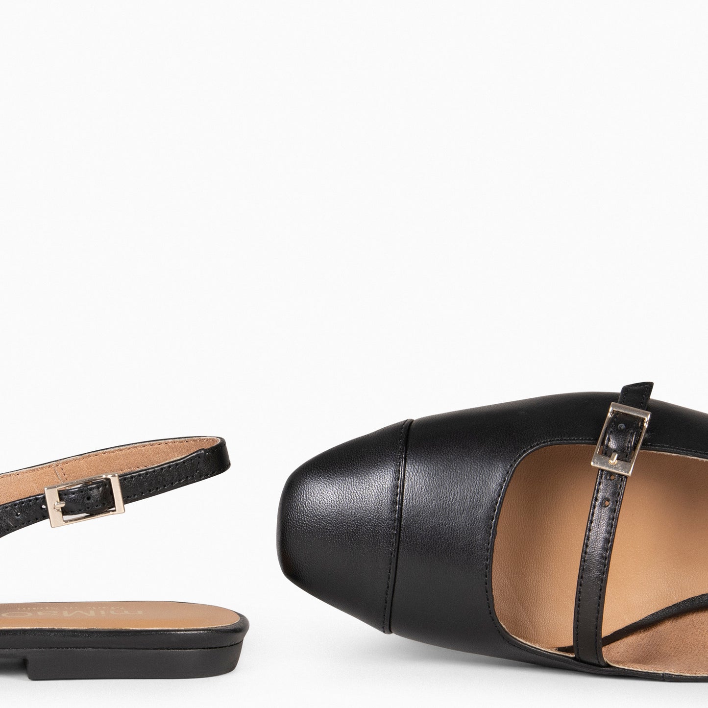 ACALIA – Slingback PRETO Mary Janes