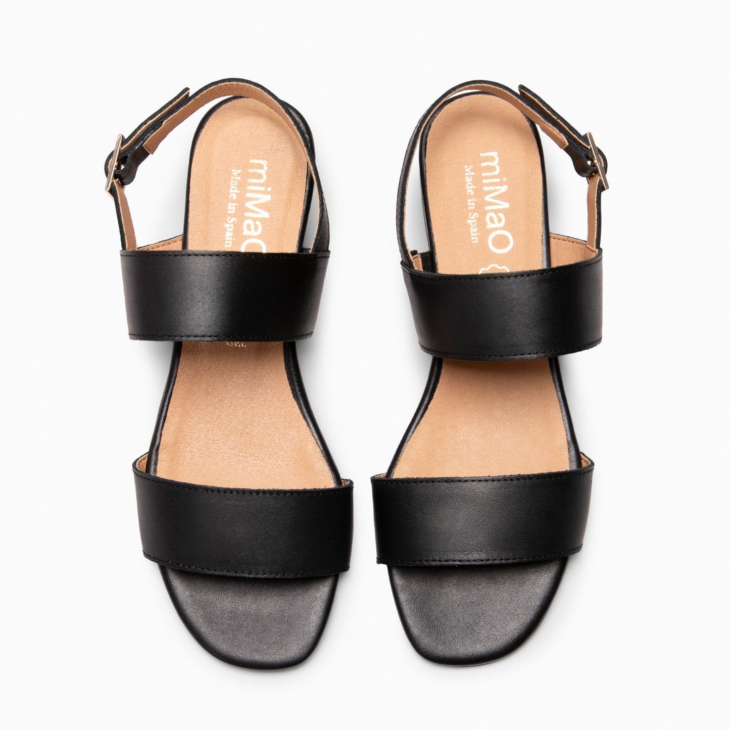 SIA - Sandalias de tacón ancho NEGRO