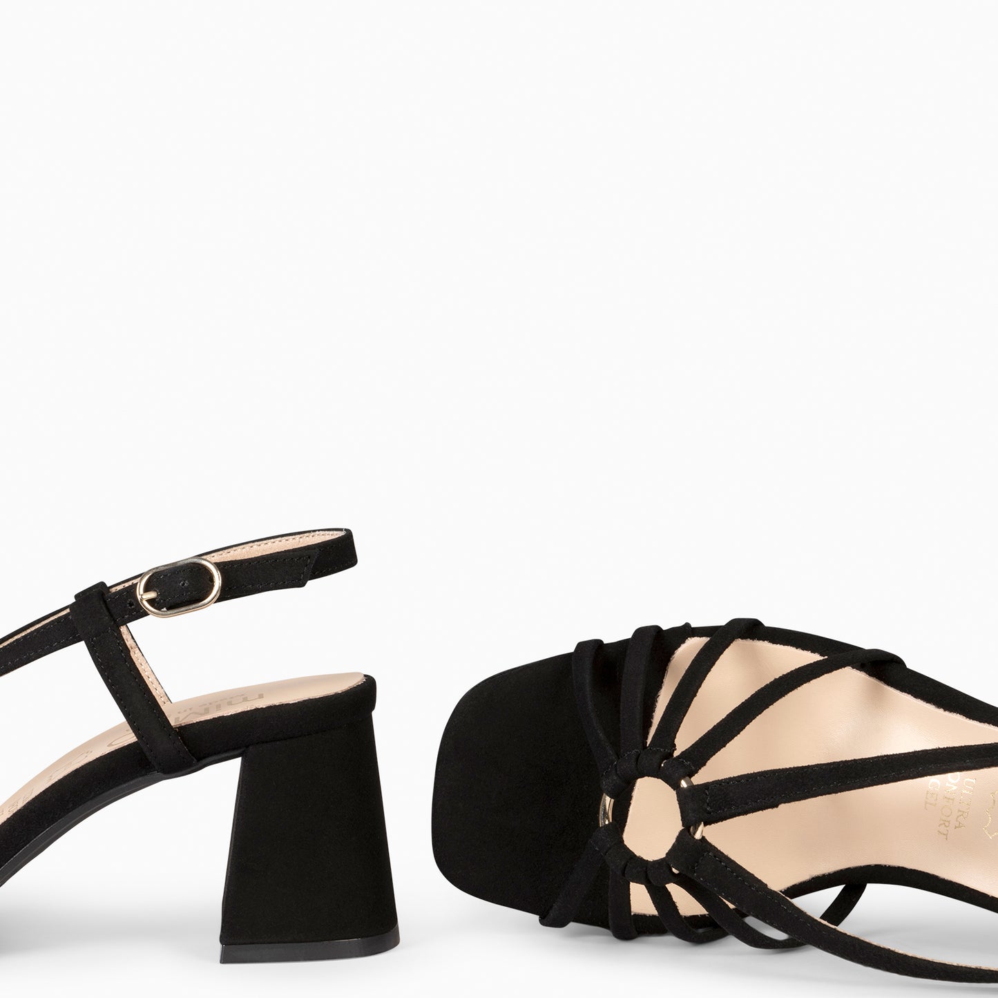 SOLEIL - Sandalias de tacón NEGRO