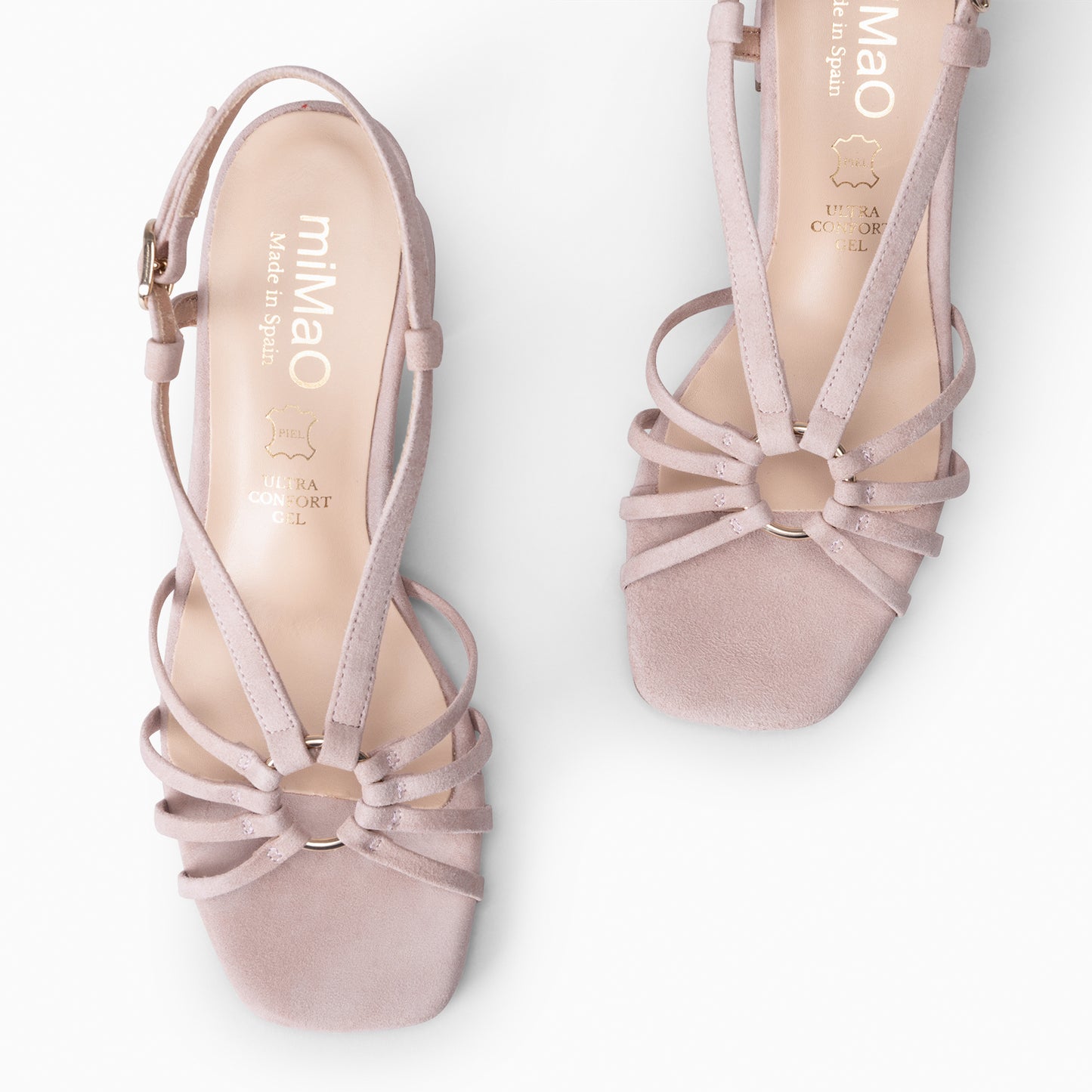 SOLEIL - Sandalias de tacón NUDE