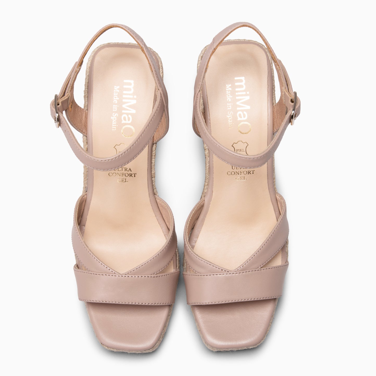 MANILVA - Cuñas altas de esparto NUDE