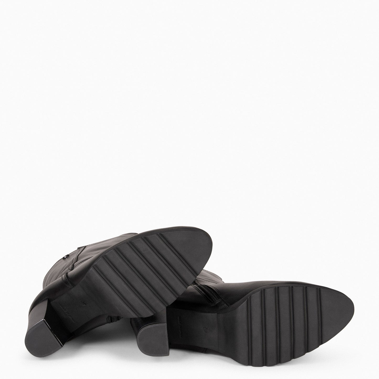 ARIANA – Botas de tacón y plataforma NEGRO