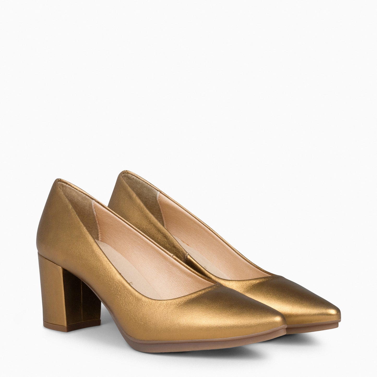 URBAN S SPLASH - Zapatos de tacón metalizados BRONCE