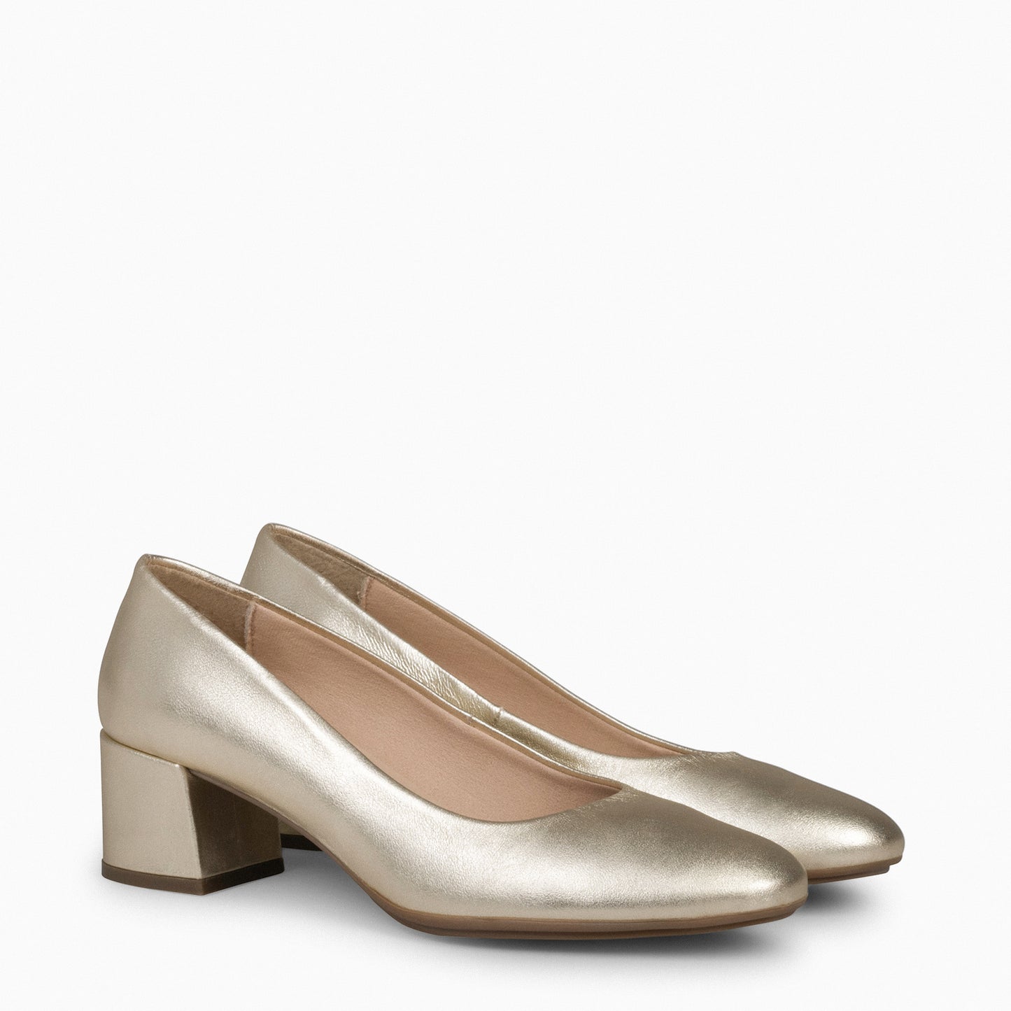 URBAN REDONDO SPLASH  - Zapatos de tacón bajo PLATINO