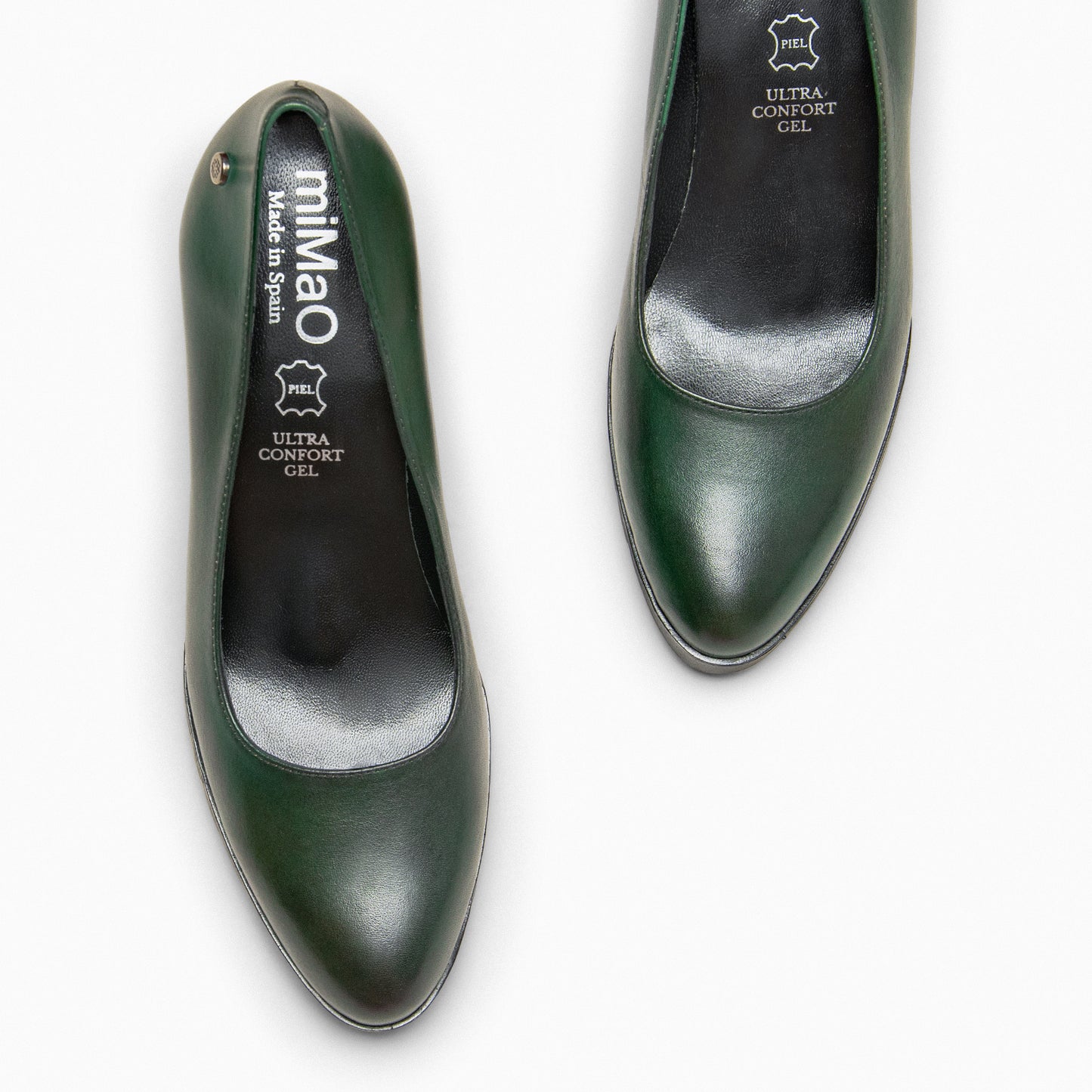 URBAN TREND - Escarpins décontractés en cuir VERT