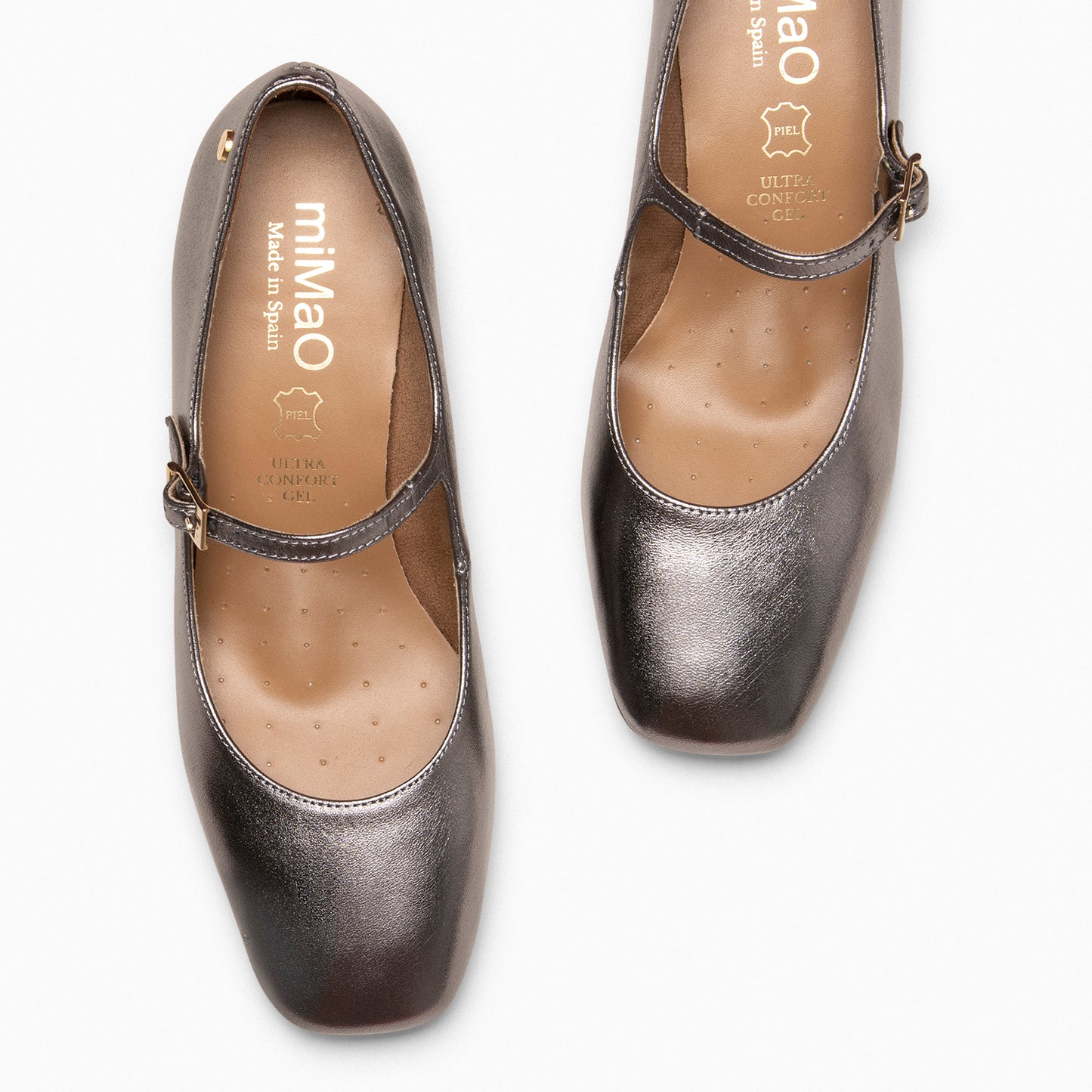 BELLA - Zapatos con pulsera y puntera cuadrada ROCA