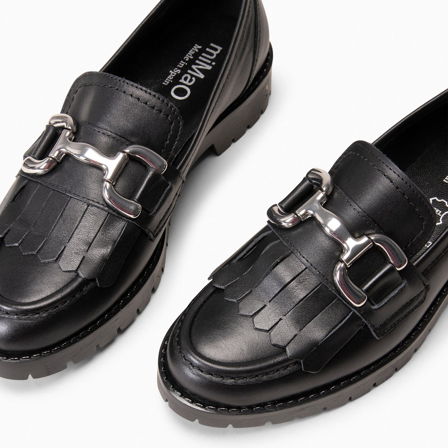 BOLTON - Mocasines Mujer casual NEGRO