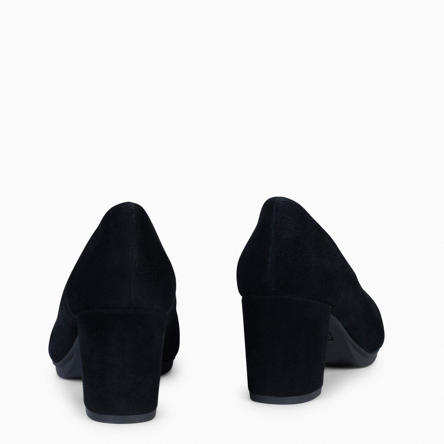 URBAN S - Zapato de tacón medio ante NEGRO