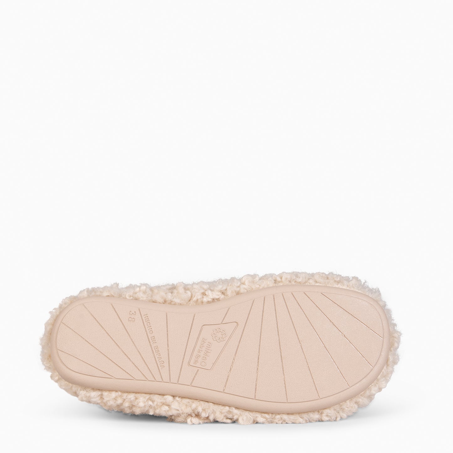 COZY DREAMS - Zapatillas de estar por casa con velcro BEIGE