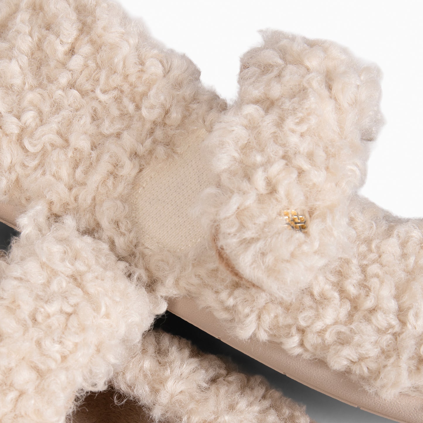 COZY DREAMS - Zapatillas de estar por casa con velcro BEIGE