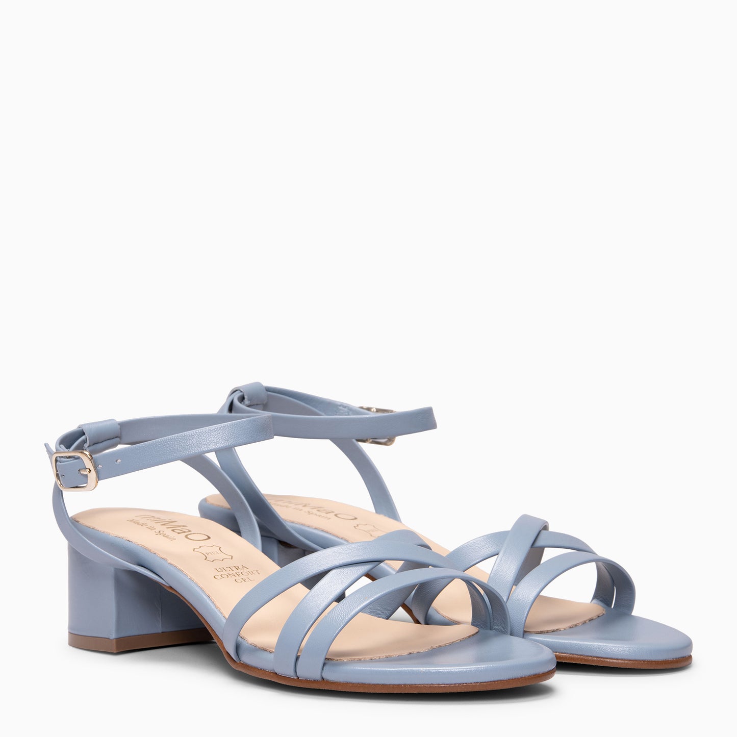 VIENA - Sandalias de tacón bajo JEANS
