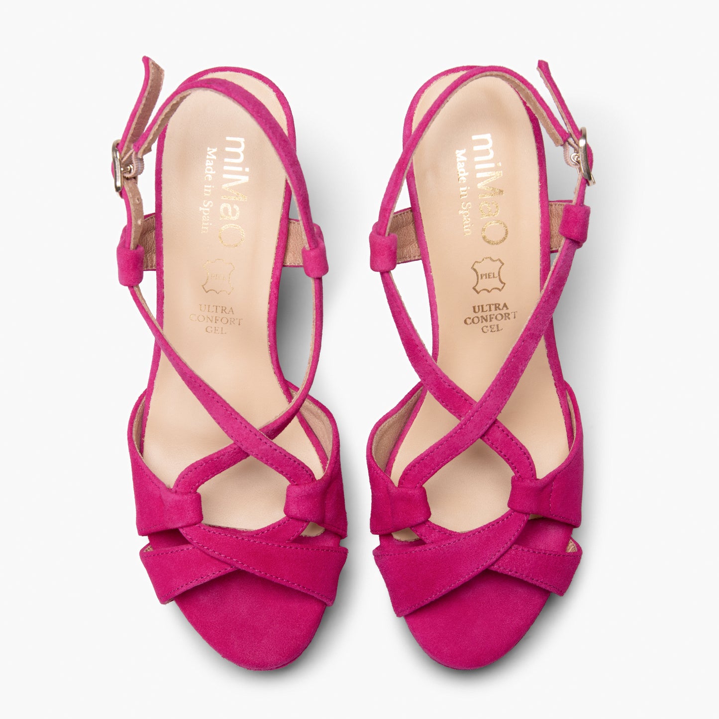 JUDITH - Sandalias de fiesta con tacón FUCSIA