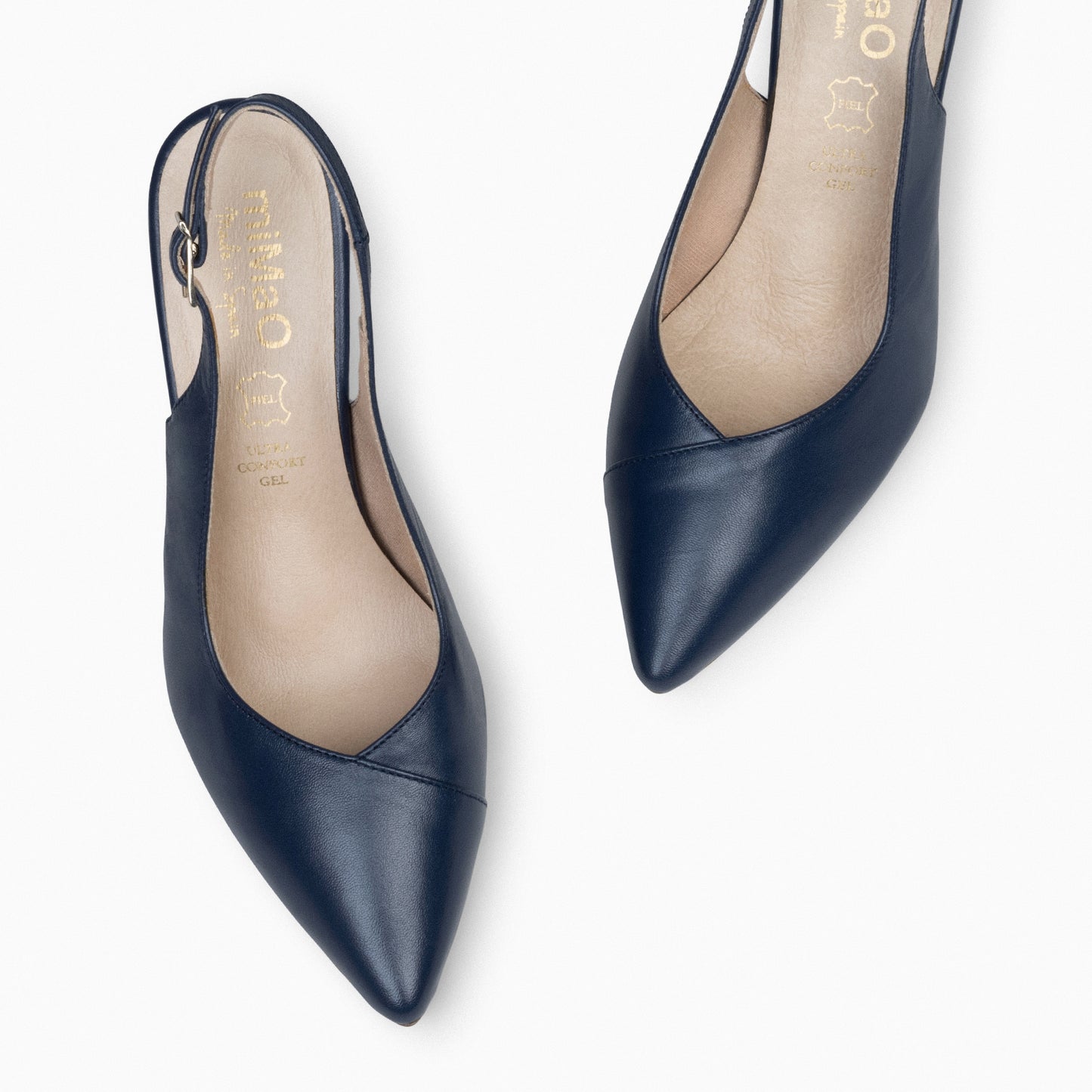 Slingback GLAM – Sapatos de salto slingback NAVY napa