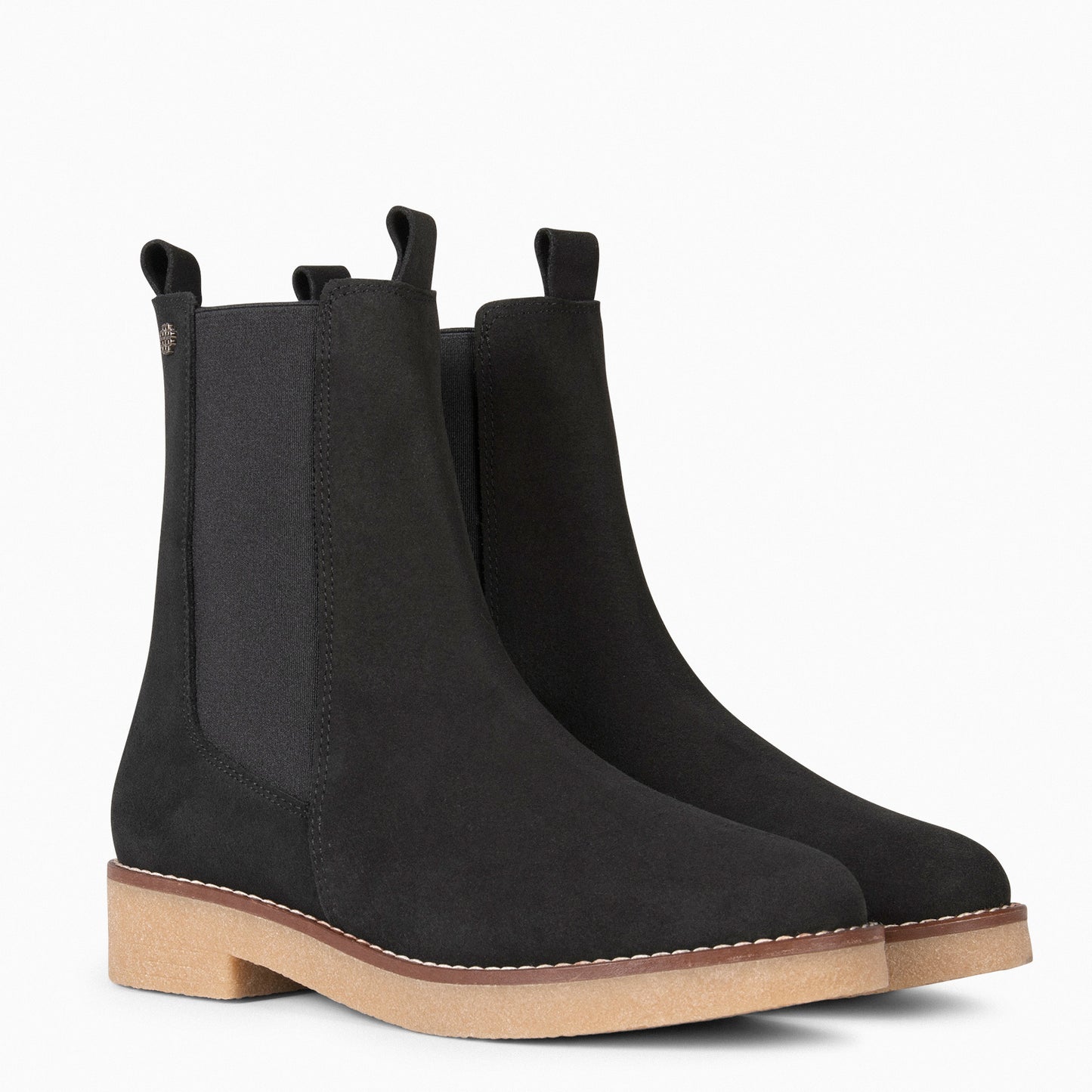 PORTLAND – Bottines Chelsea en cuir NOIR