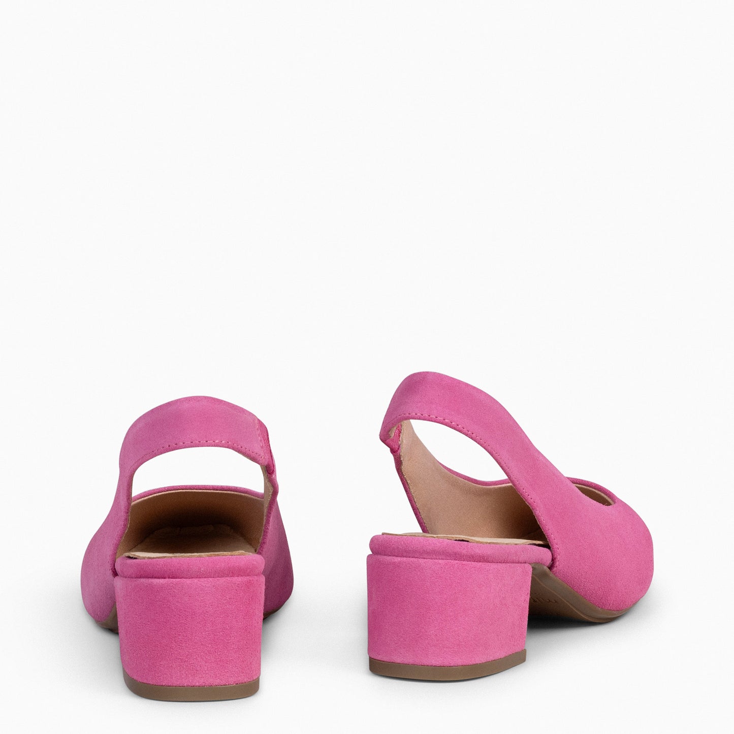 URBAN LADY – Zapatos de Tacón Destalonados FUCSIA