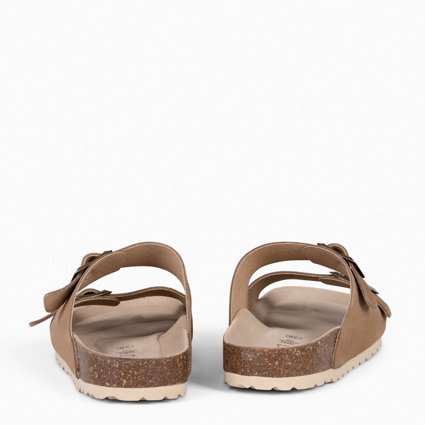 BORA - Sandalia tipo chancla TAUPE