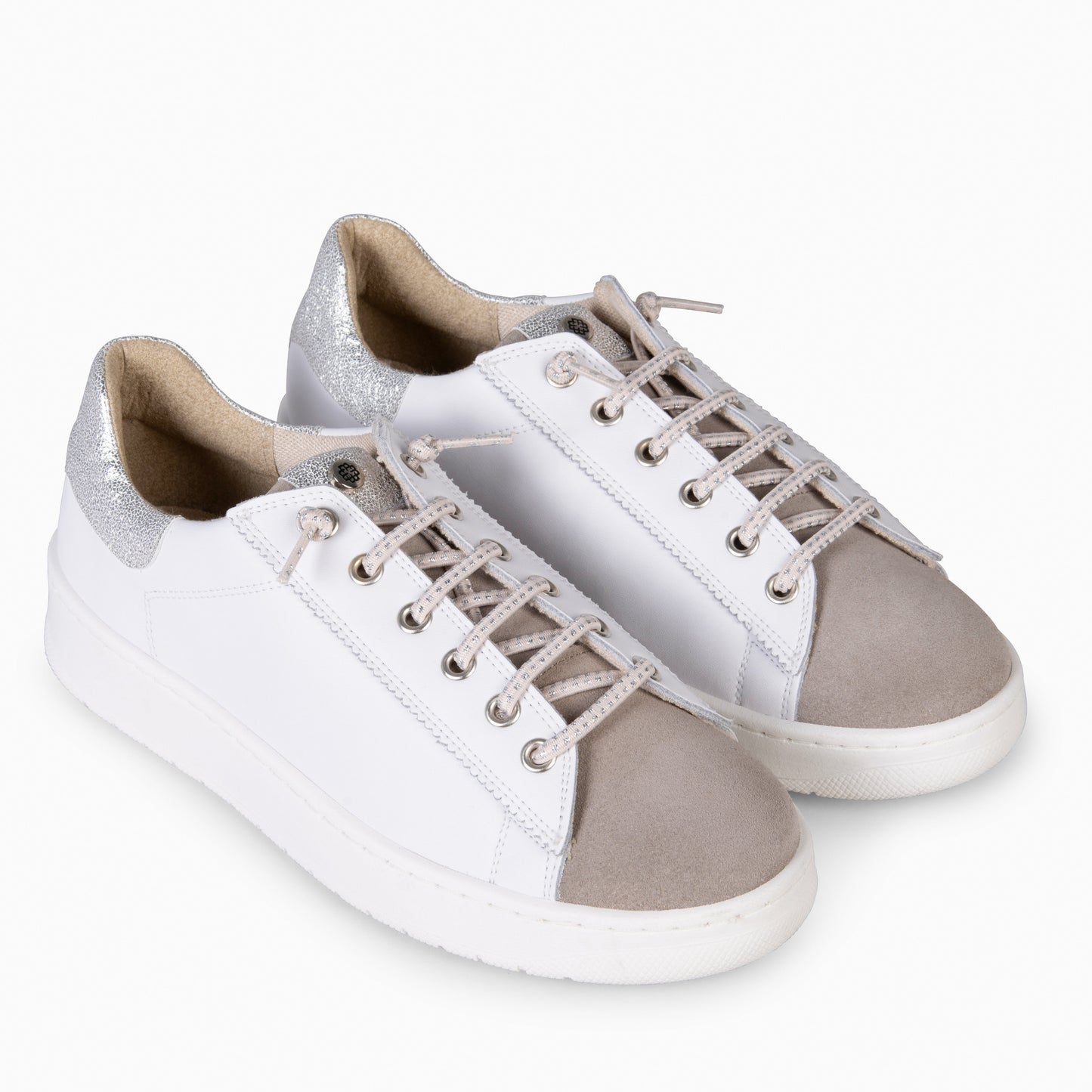 NANTES - Zapatillas Elegantes BEIGE BLANCO