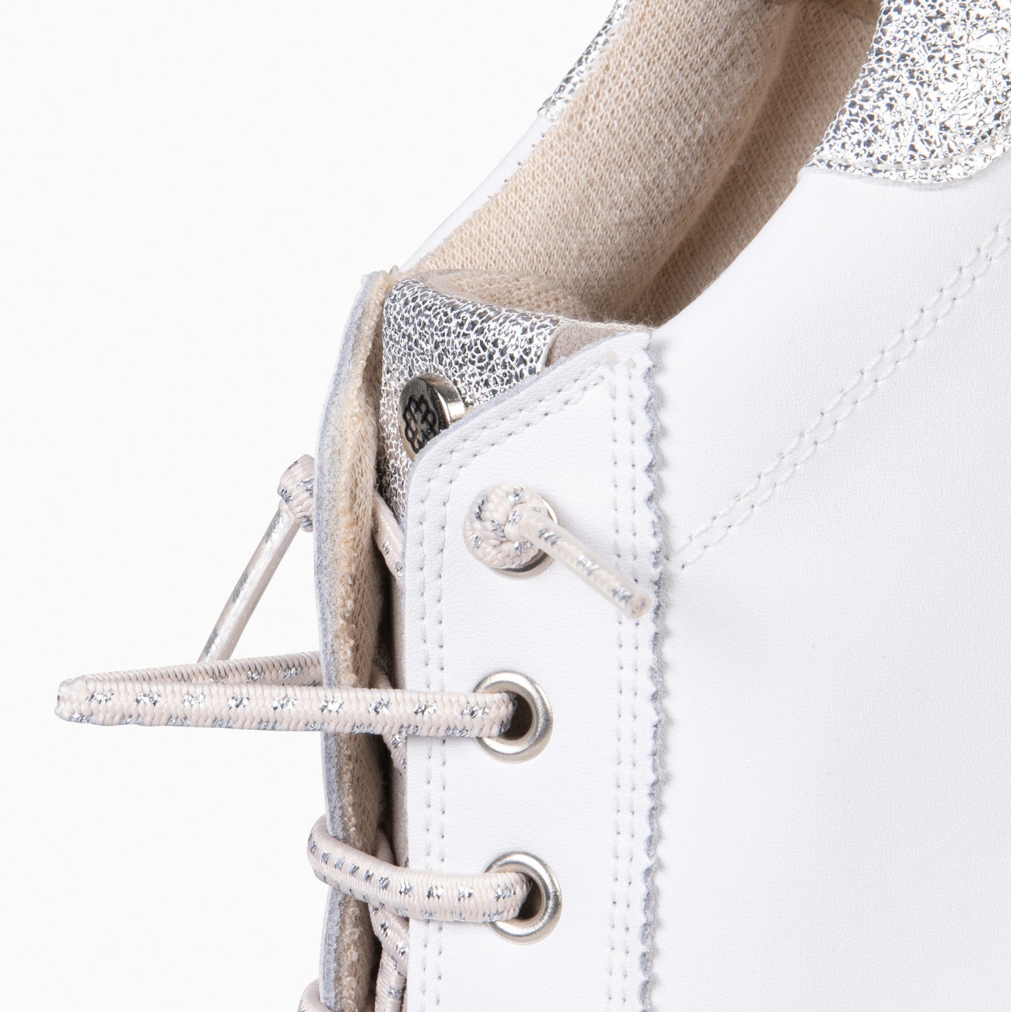 NANTES - Zapatillas Elegantes BEIGE BLANCO