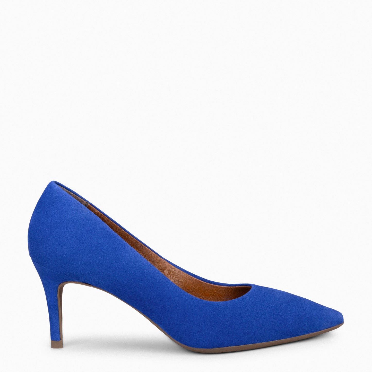 STILETTO – Zapato de tacón de aguja AZUL ELÉCTRICO