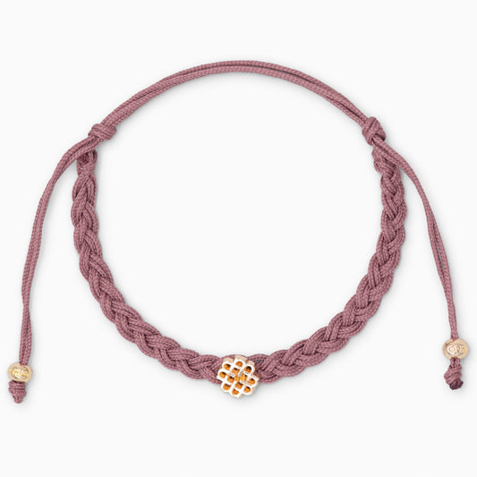 PULSERA ROSA DE LA EMPATÍA ORO