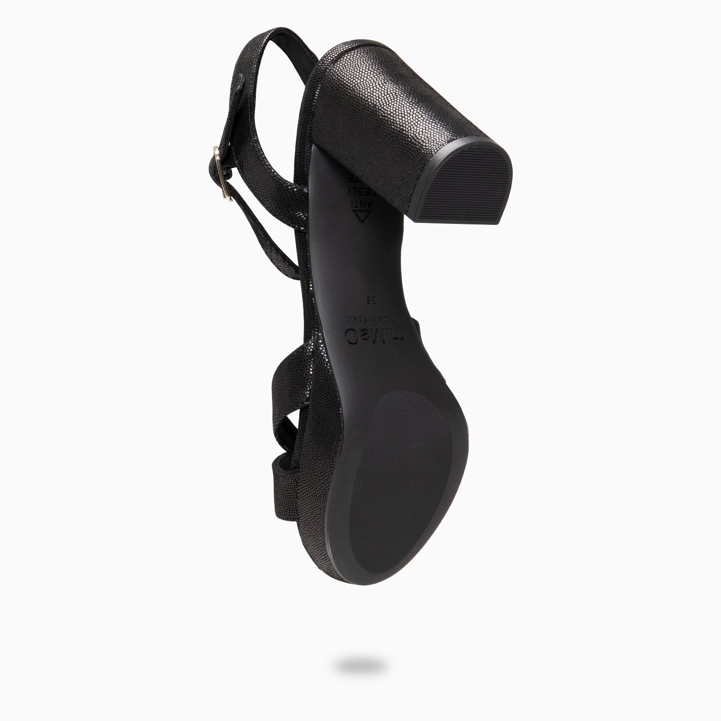 PARIS – Sandalias de fiesta con tacón alto y plataforma NEGRO FANTASY