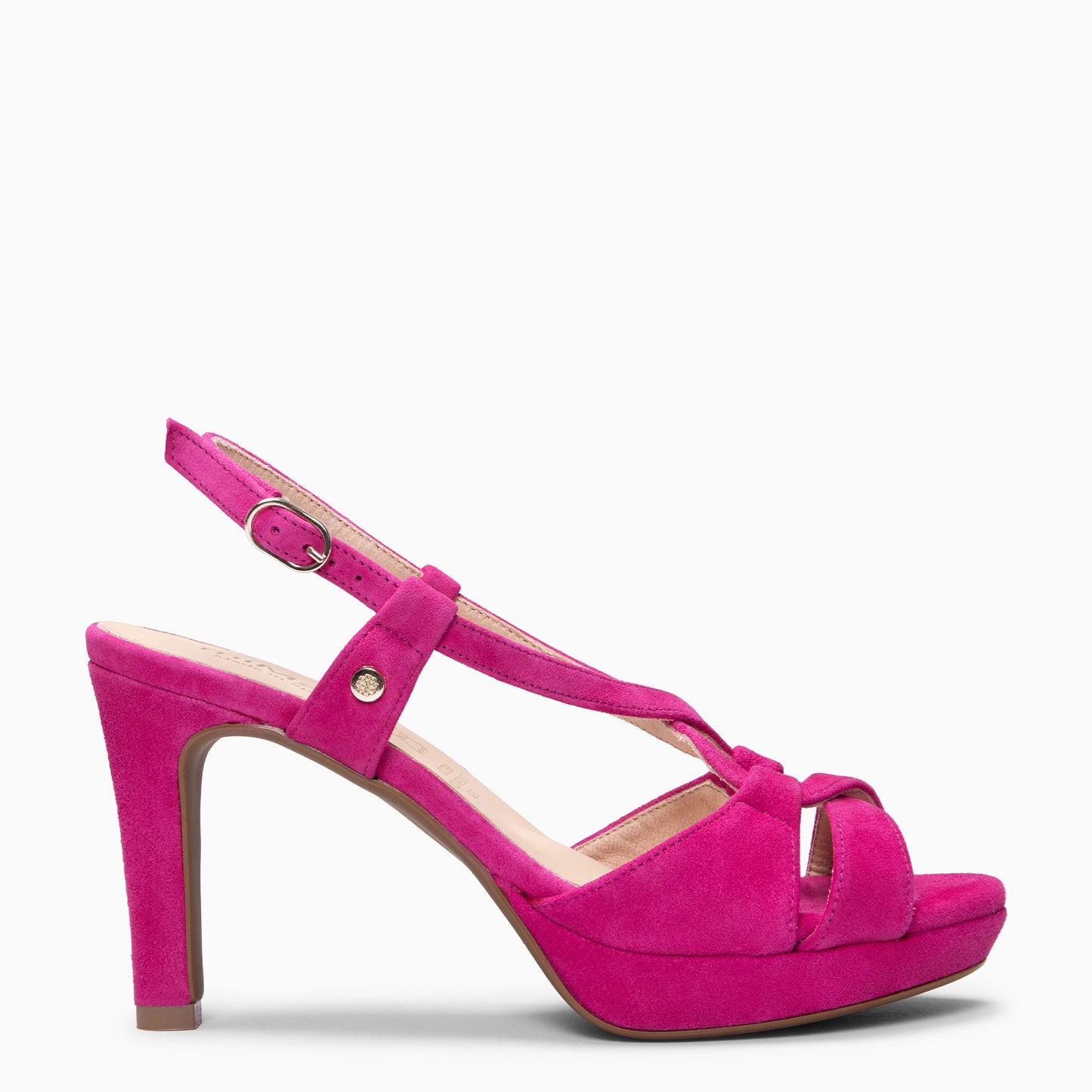 JUDITH - Sandalias de fiesta con tacón FUCSIA