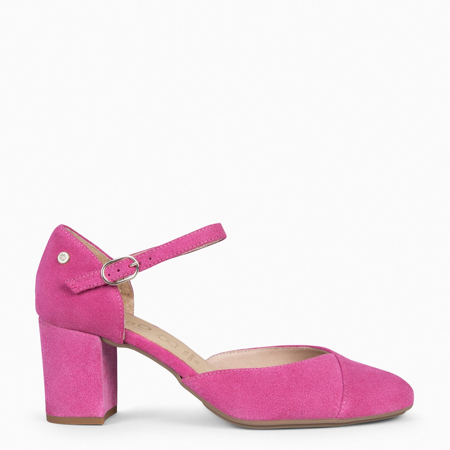 ISI - Zapatos de Mujer Abiertos con pulsera FUCSIA