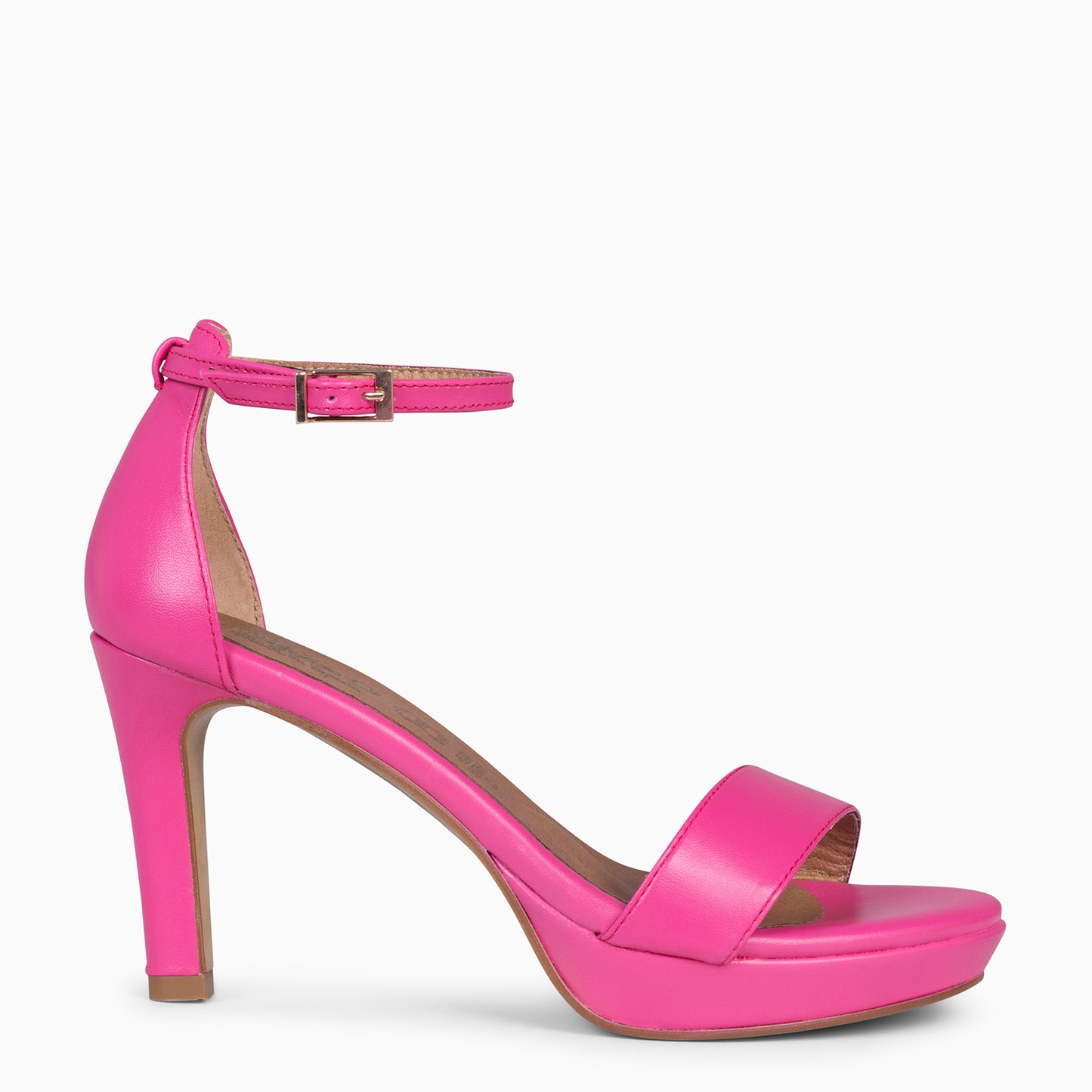 FIESTA - Sandalias de tacón alto y plataforma FUCSIA