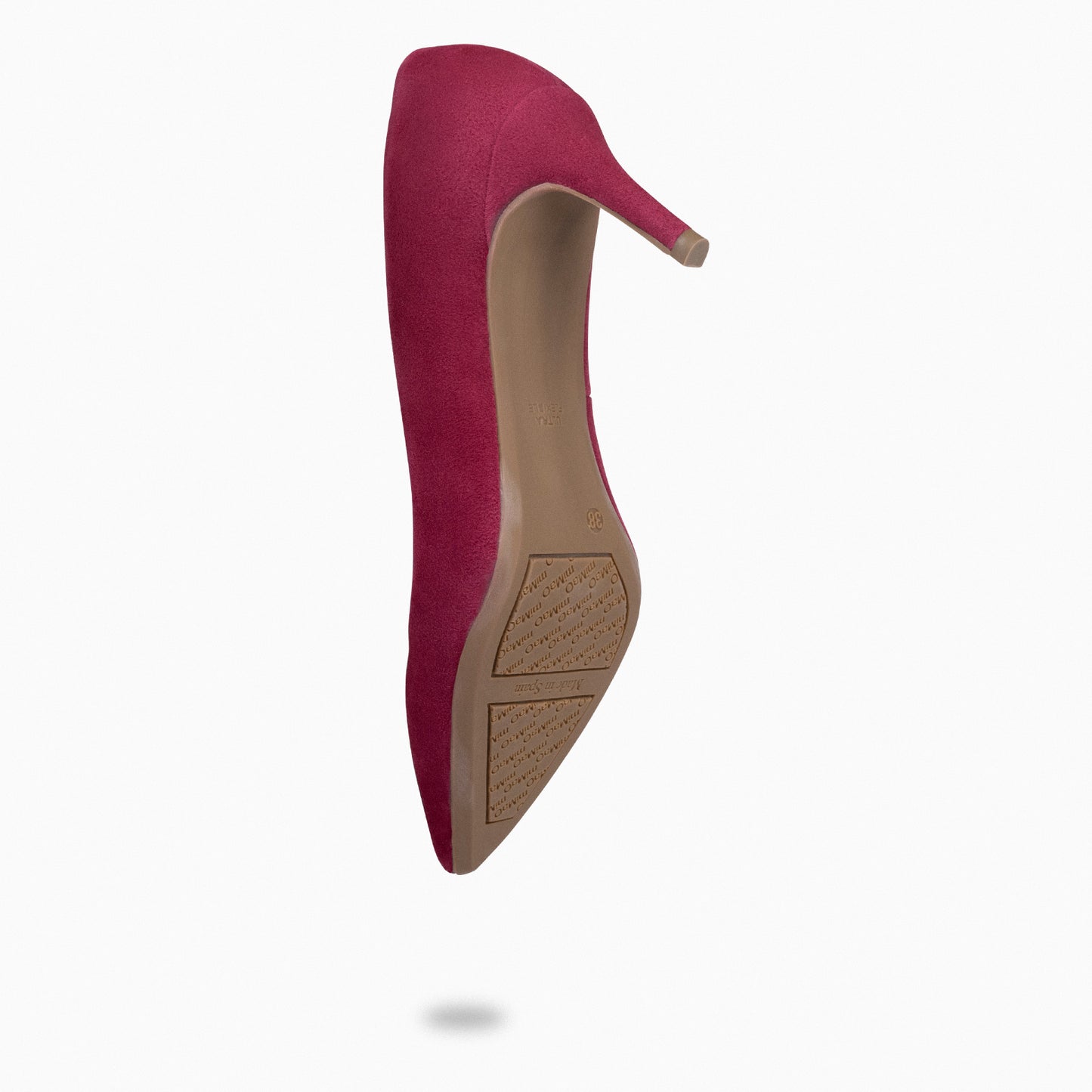 STILETTO – Zapato de tacón de aguja GRANATE