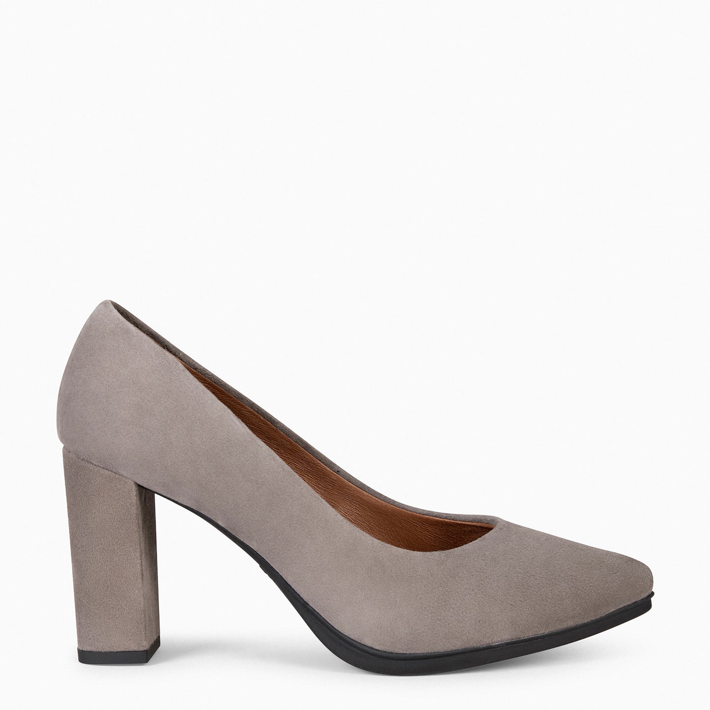 URBAN – Chaussures à talons en daim GRIS