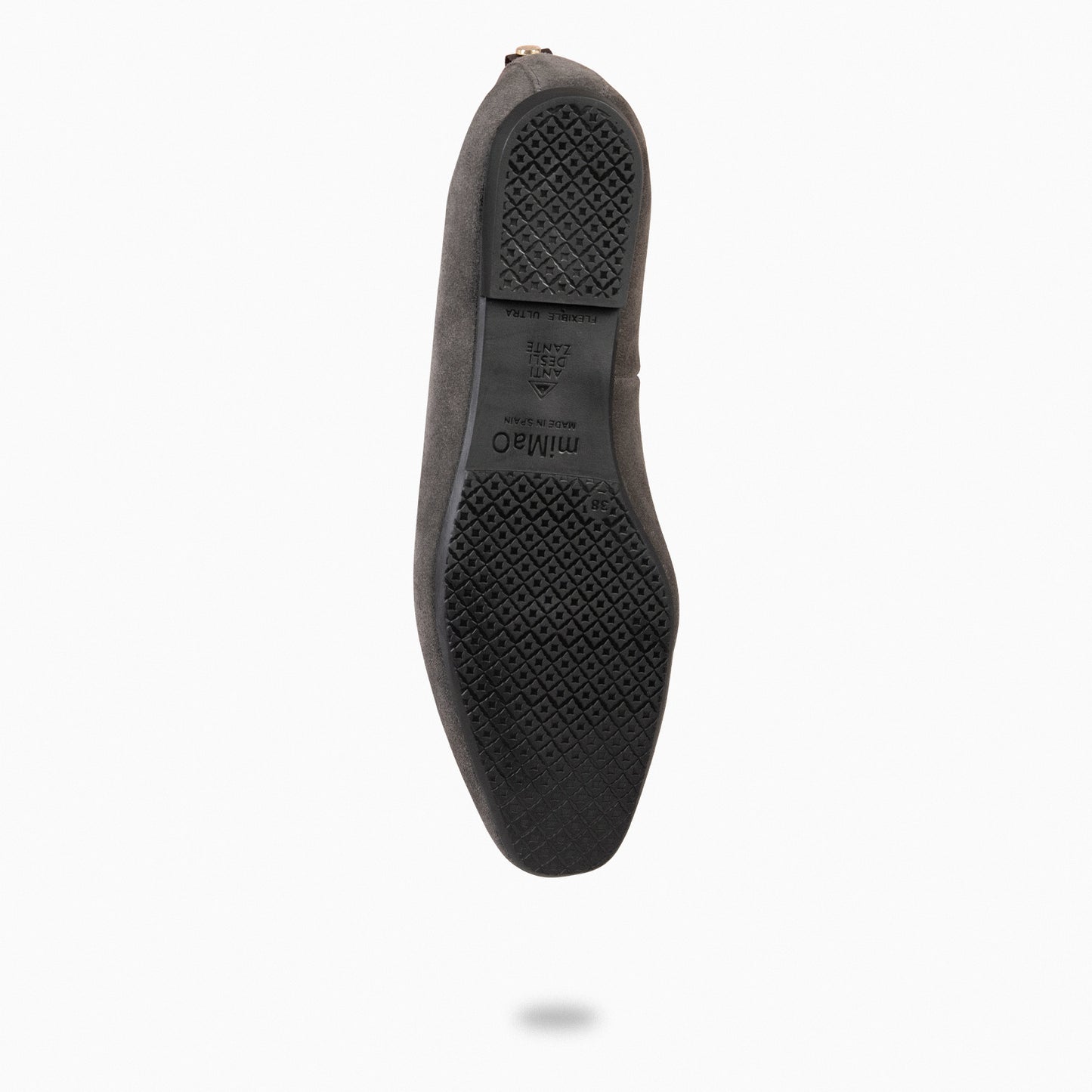 SLIPPER – Mocassins de salto baixo CINZA