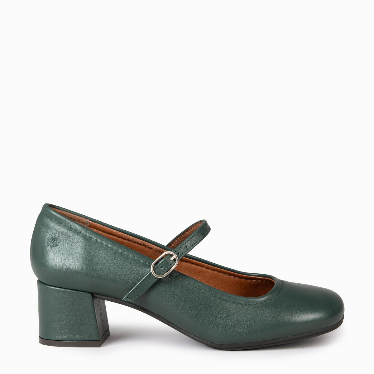 ROSALIA - mercedita de tacón ancho tipo barefoot VERDE