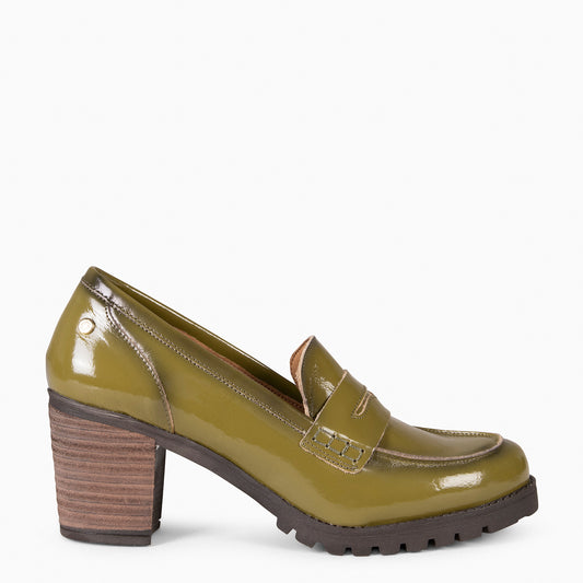 TREND S - Mocassins de salto KHAQUI