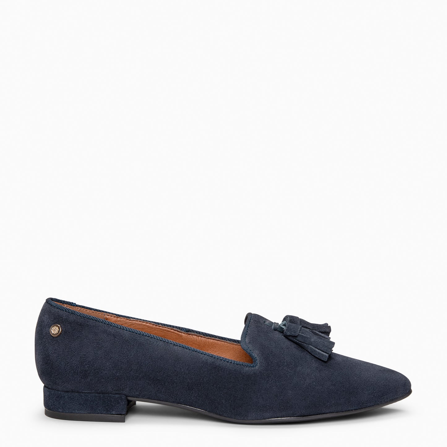 ADISA  – Mocasines de piel de serraje MARINO