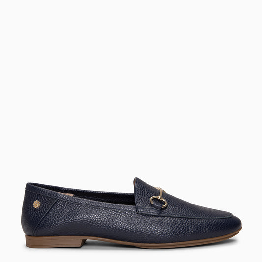 STYLE – Mocasines planos con adorno metalizado MARINO