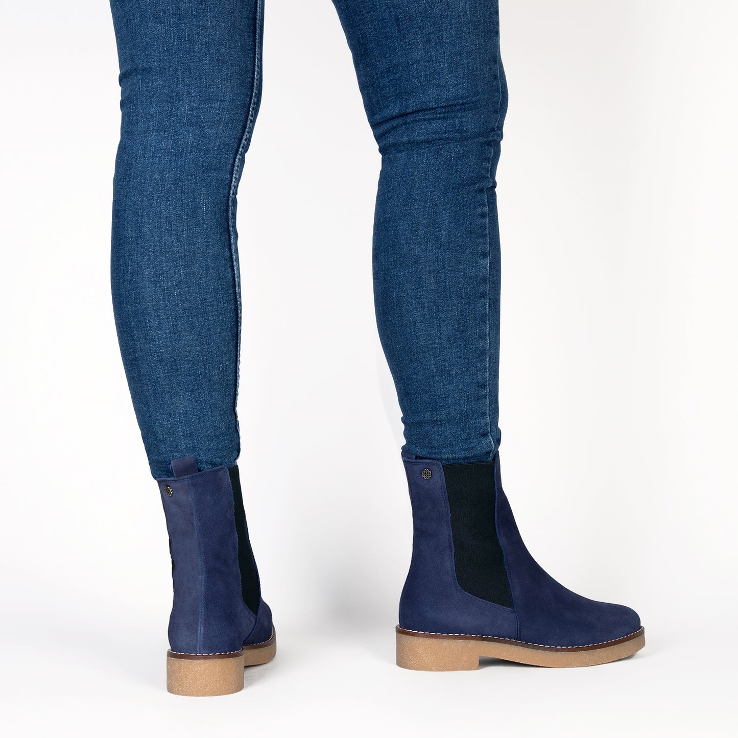 PORTLAND – Bottines Chelsea en cuir MARINO