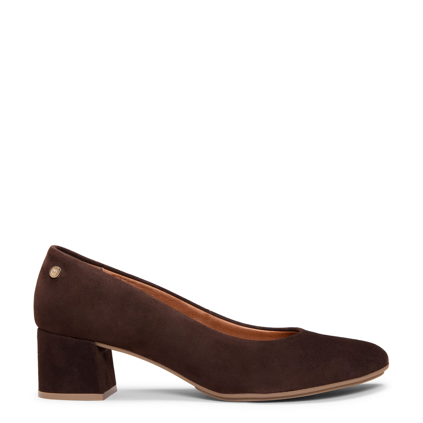 URBAN REDONDO - Zapatos de tacón de ante  MARRON