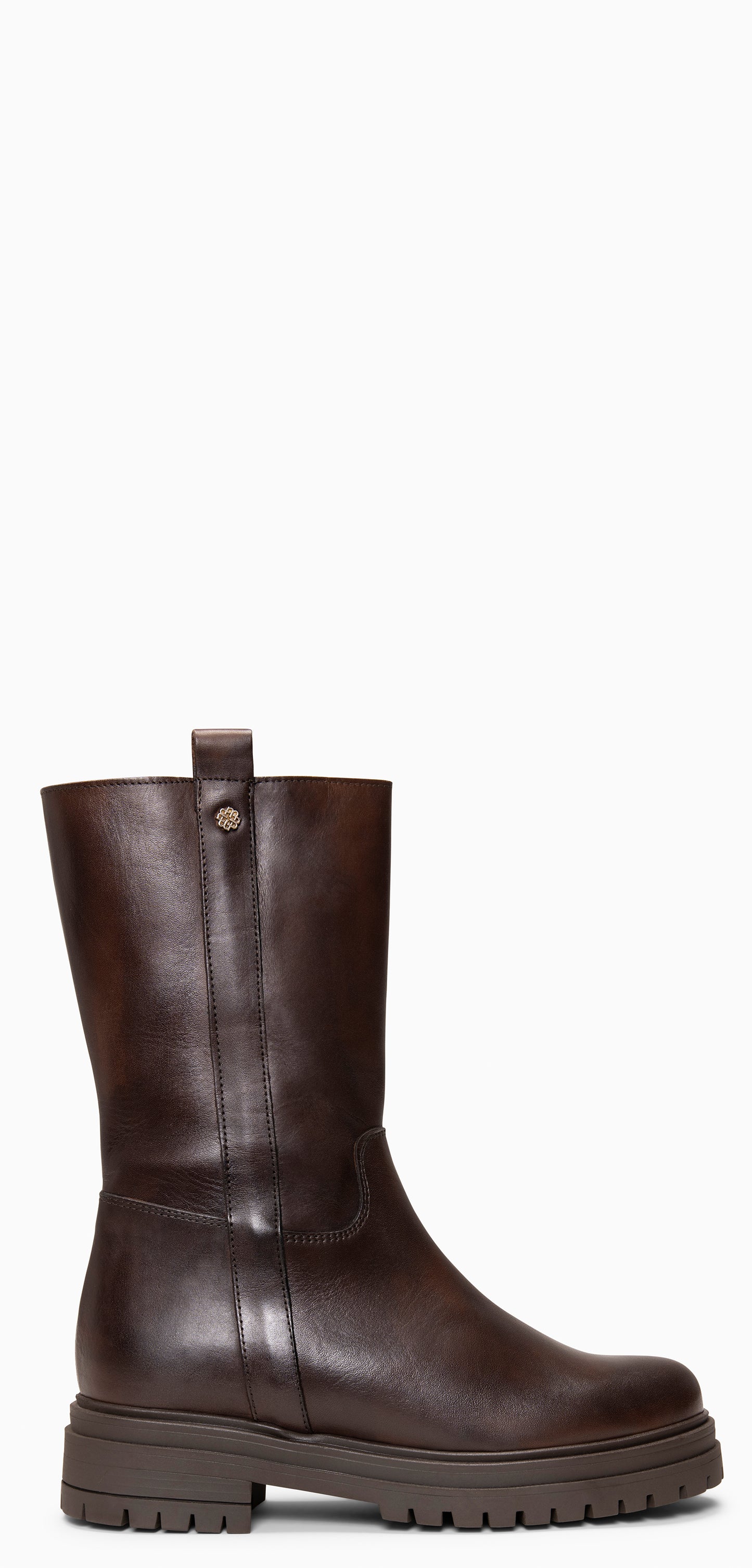 VENUS - Botines de caña alta  MARRON