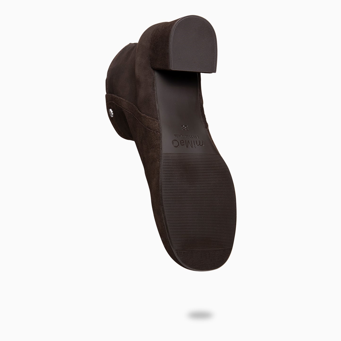 COLMAR - Botines elegantes de piel MARRON