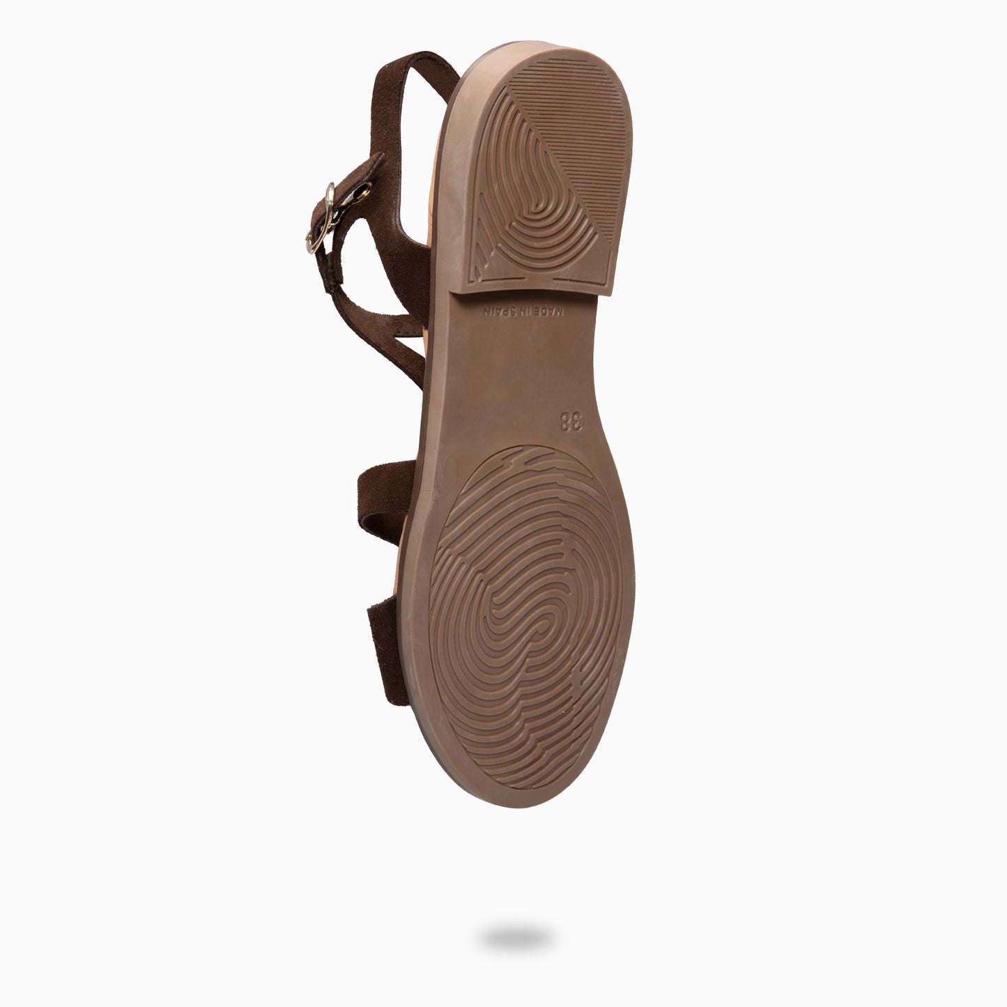 BAMBÚ - Sandalias Planas MARRON